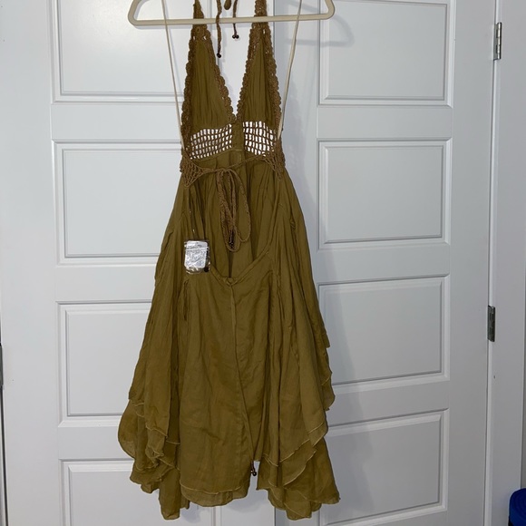 Free People Moss/Green Sleeveless Dress - Picture 3 of 5